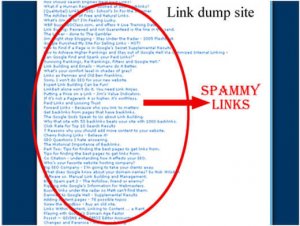 google penalty for spammy