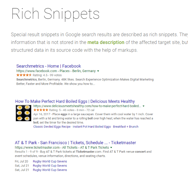 Rich Snippets - Rank Trends