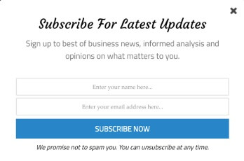 optin form for email marketing 