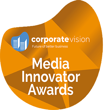 rank trends award - media innovator award in 2019 from corporate vission
